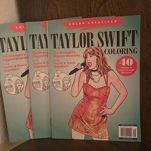 Set of three Taylor Swift Coloring Books!